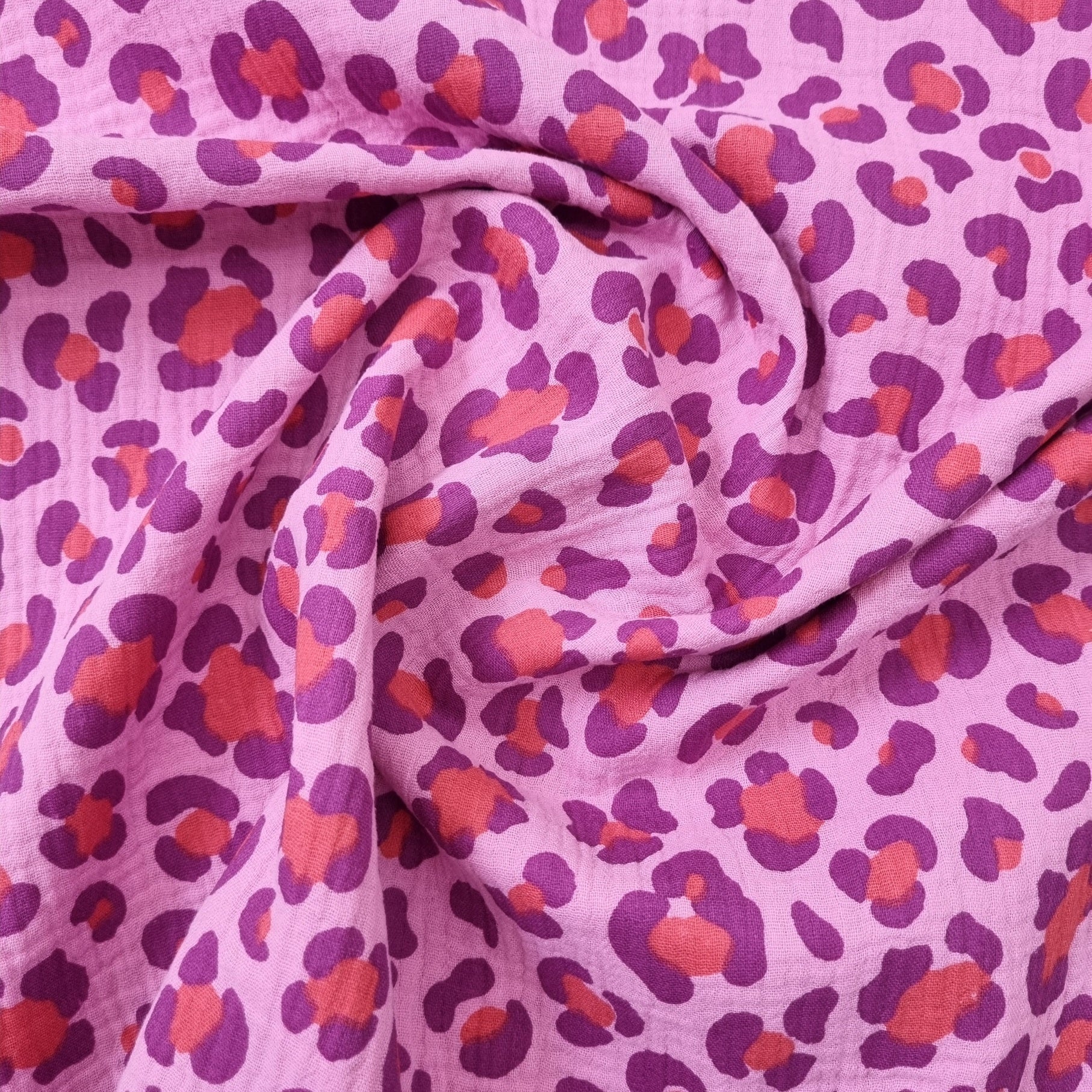 trendy Leodruck auf Musselin Musselin, neu Malu Stoffhaus - Nähschule - Atelier Malu - Stoffhaus