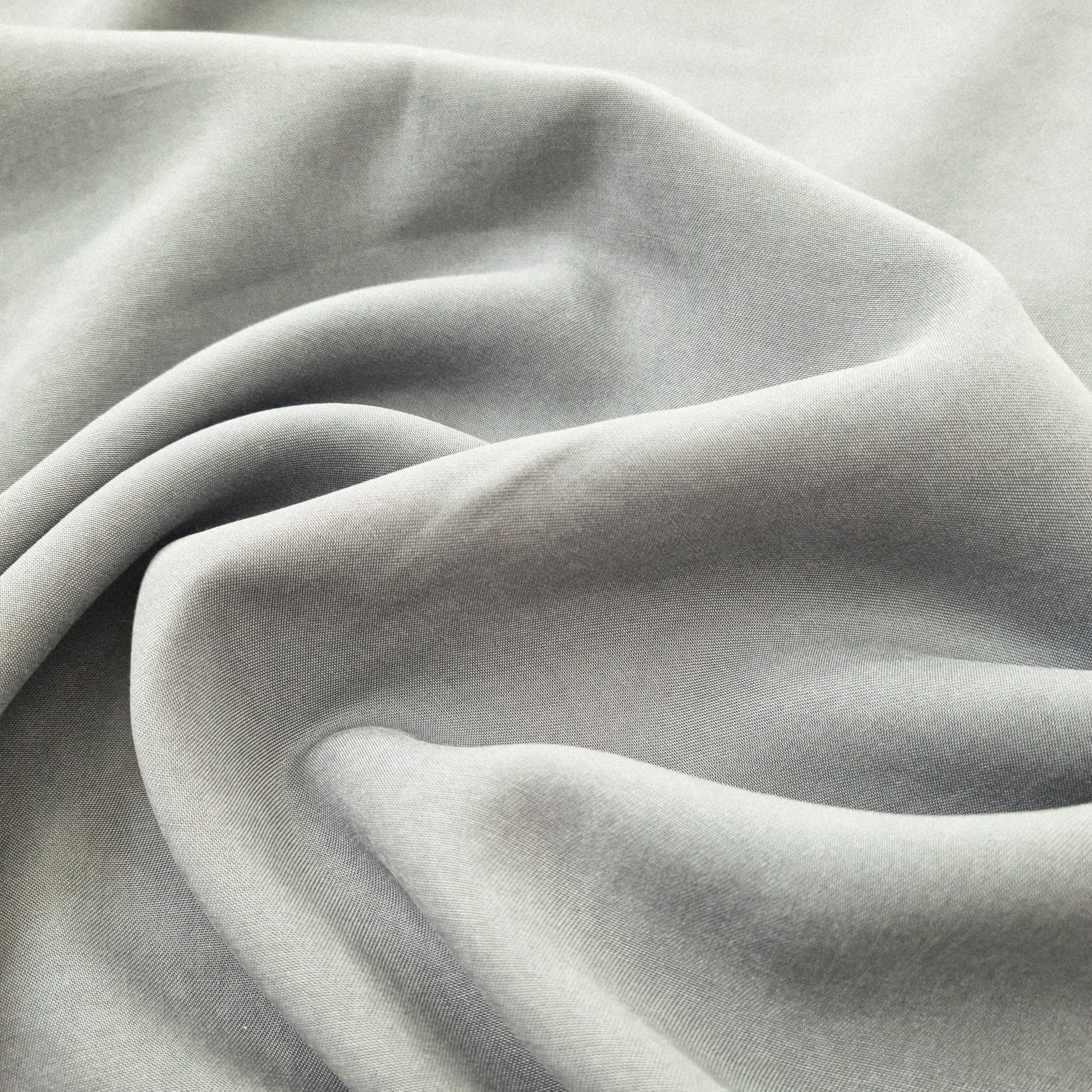 uni Tencel Lyocell Sandwash verschiedene farben Webstoff Verhees graugrün Malu - Stoffhaus