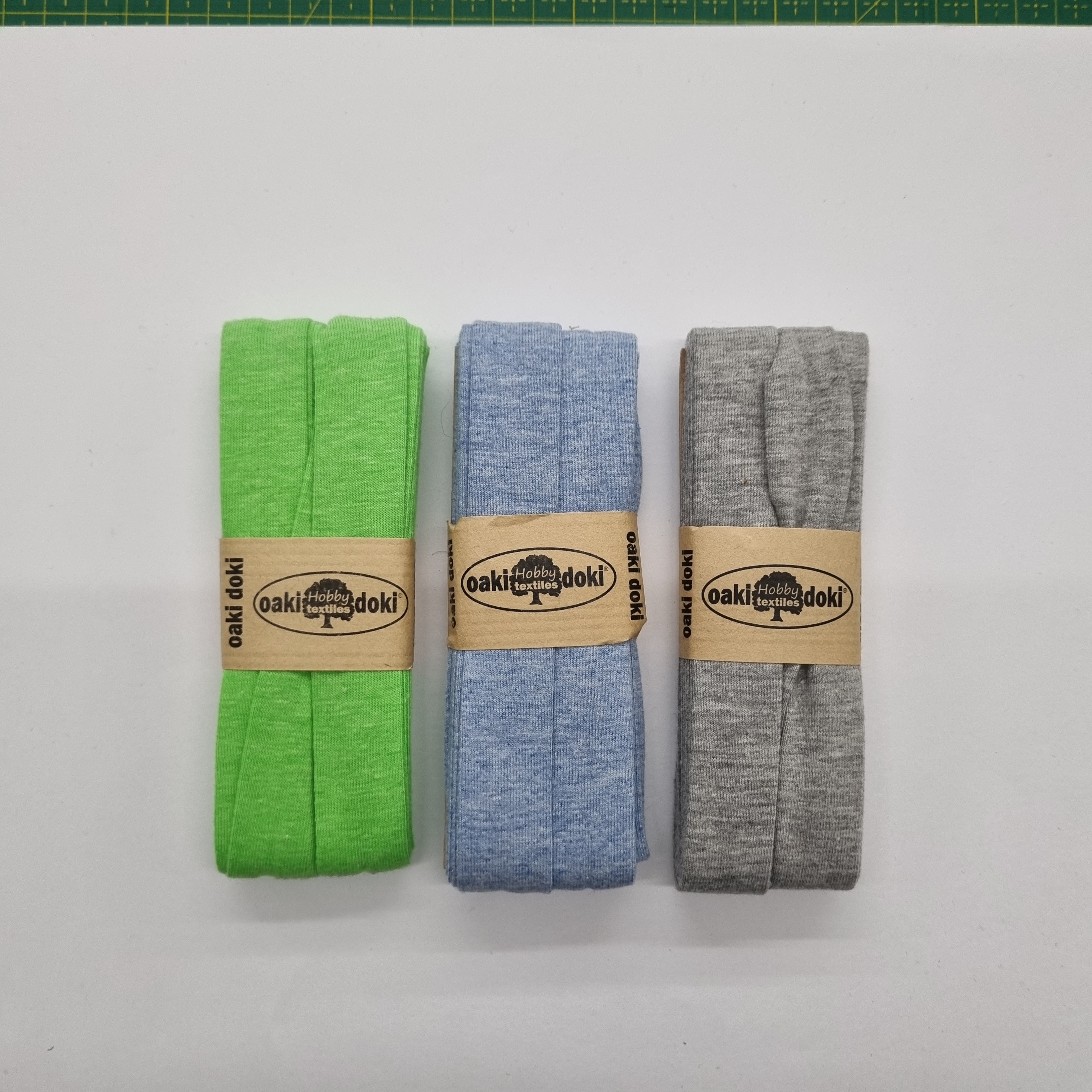 Viskoseschrägband 40/20 meliert viele Farben Bänder OAKI DOKI Malu - Stoffhaus