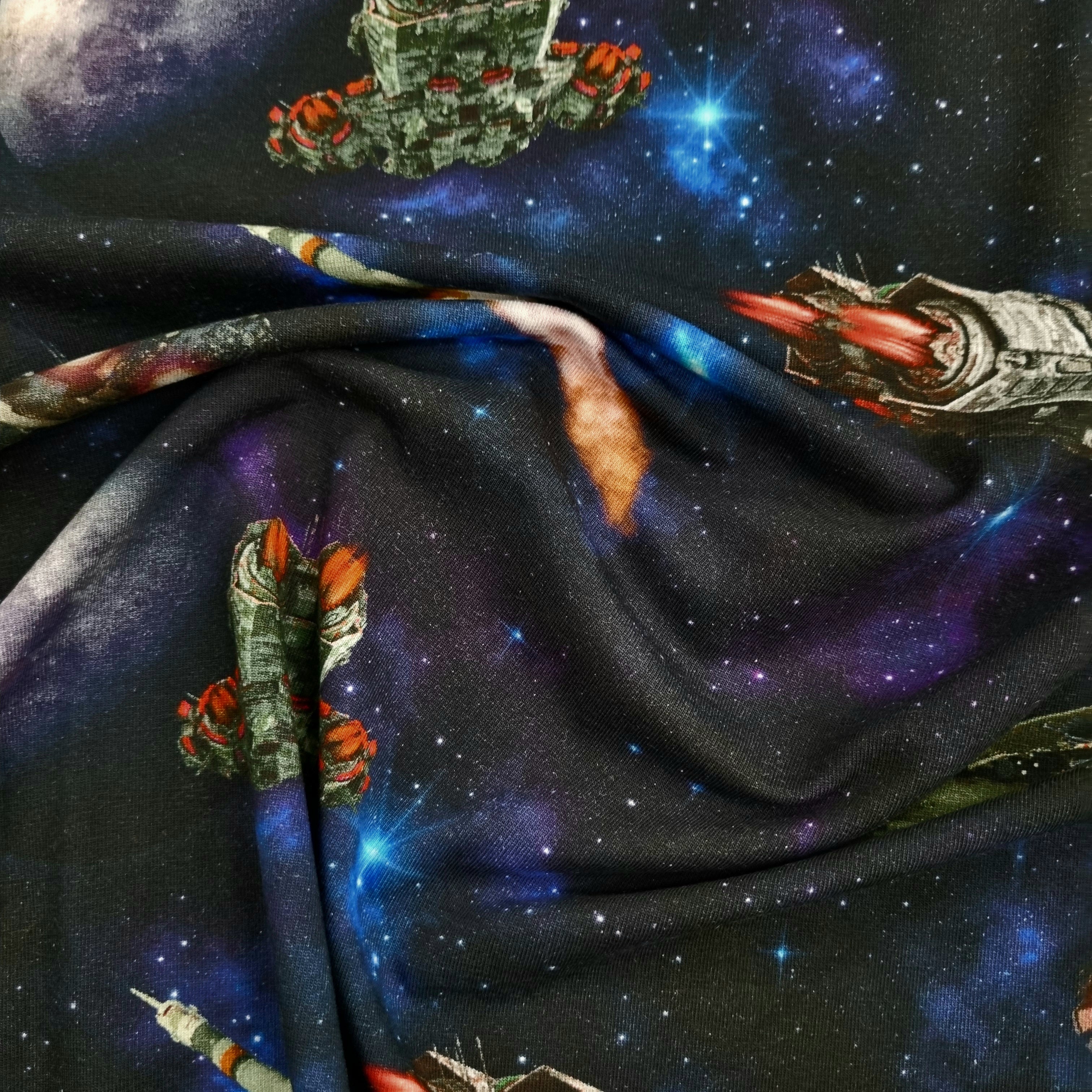 Weltraum Jersey jersey, neu Malu Stoffhaus Malu - Stoffhaus