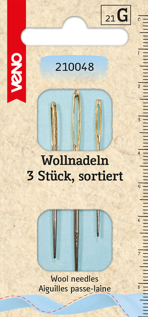 Wollnadeln Kurzware neu Veno Malu - Stoffhaus